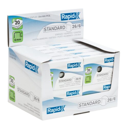 CAPSE 26/6 20 COLI 1000/CUT STANDARD RAPID