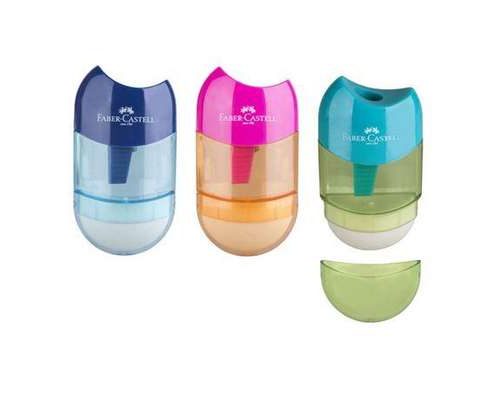 ASCUTITOARE PLASTIC CU RADIERA TREND 2019 FABER-CASTELL