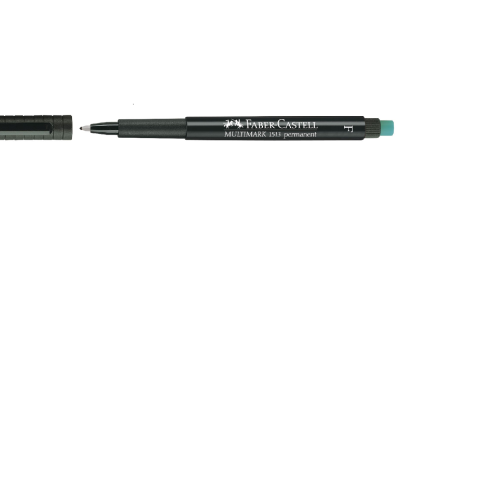 MARKER PERMANENT NEGRU F MULTIMARK FABER-CASTELL