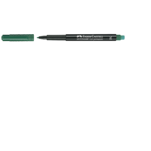 MARKER PERMANENT VERDE M MULTIMARK FABER-CASTELL