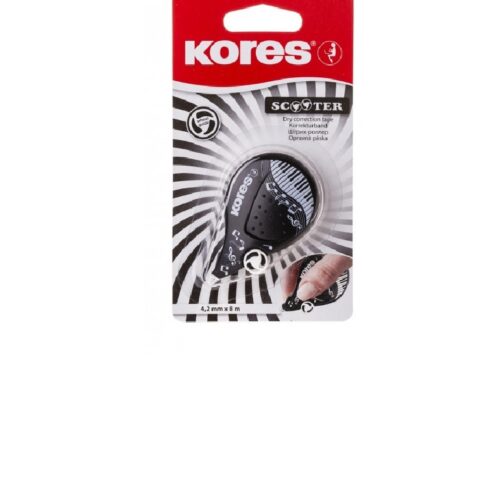 BANDA CORECTOARE 4,2MM*8M SCOOTER BLACK WHITE KORES