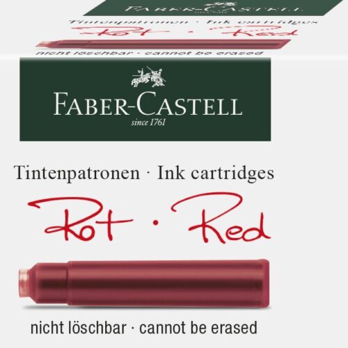 CARTUSE CERNEALA MICI ROSII 6 BUC/CUTIE FABER-CASTELL