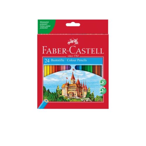 CREIOANE COLORATE 24 CULORI FABER-CASTELL