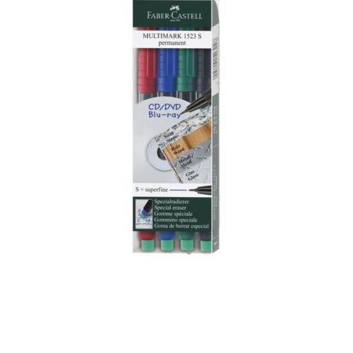 MARKER PERMANENT SET 4 S MULTIMARK FABER-CASTELL