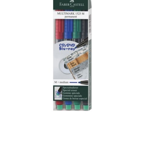 MARKER PERMANENT SET 4 M MULTIMARK FABER-CASTELL