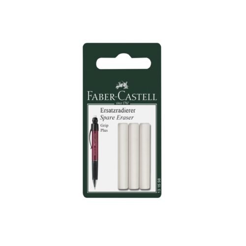 BLISTER 3 BUC REZERVA RADIERA PT GRIP PLUS FABER-CASTELL