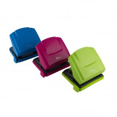 Perforator plastic cu rezistenta mare la impact, 30 coli Willgo -albastru