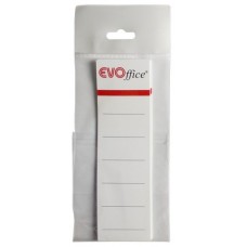 Etichete albe pentru biblioraft 50mm , 10/set  EVOffice