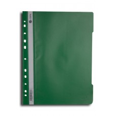 Dosar din plastic cu sina si 11 perforatii Willgo verde