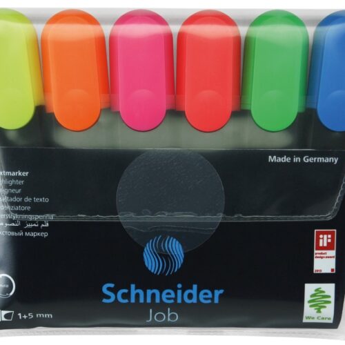 Textmarker 6 culori/set SCHNEIDER Job