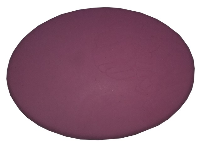 Radiera ovala 45*33*10 mm Ark