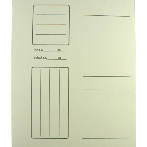 Dosar plic carton alb 230 gr/mp EVOffice