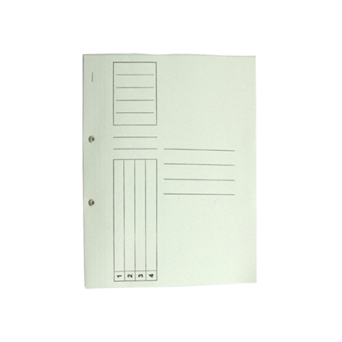 Dosar cu capse 1/1 carton alb ,230gr/mp