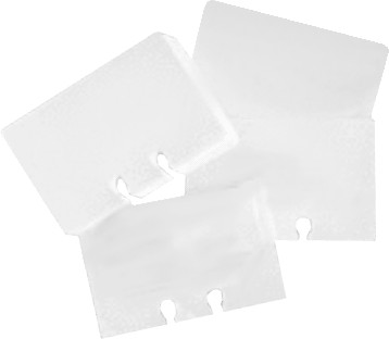 Rezerva suport rotativ-Set 100 buzunare plastic pentru 200 carti vizita