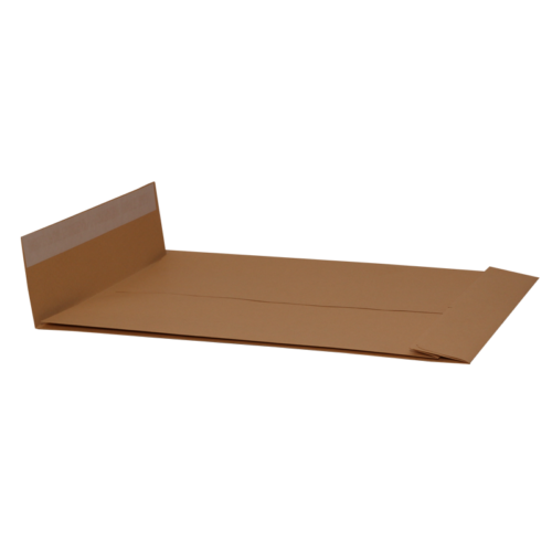 Plic C4 (229*324 mm) kraft, siliconic cu burduf de 4 cm 120g/mp