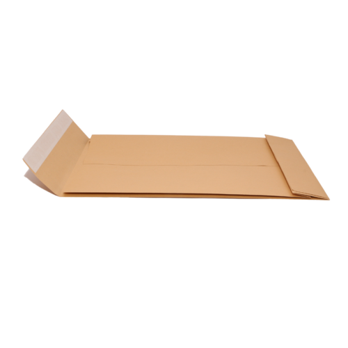 Plic B4 (250x353 mm) kraft, siliconic cu burduf 5 cm 130 gr/mp