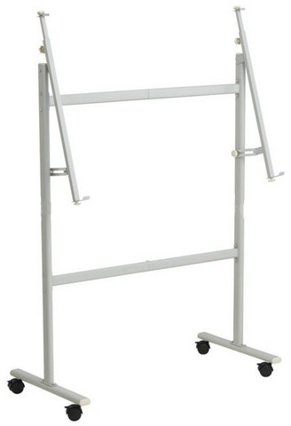 Stand metalic mobil ajustabil pe inaltime pentru whiteboard 90*120 pana la 120*300 EVOffice