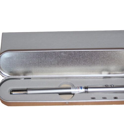 Indicator laser pix - etui metal (lanterna, indicator metalic 45CM +3 baterii )