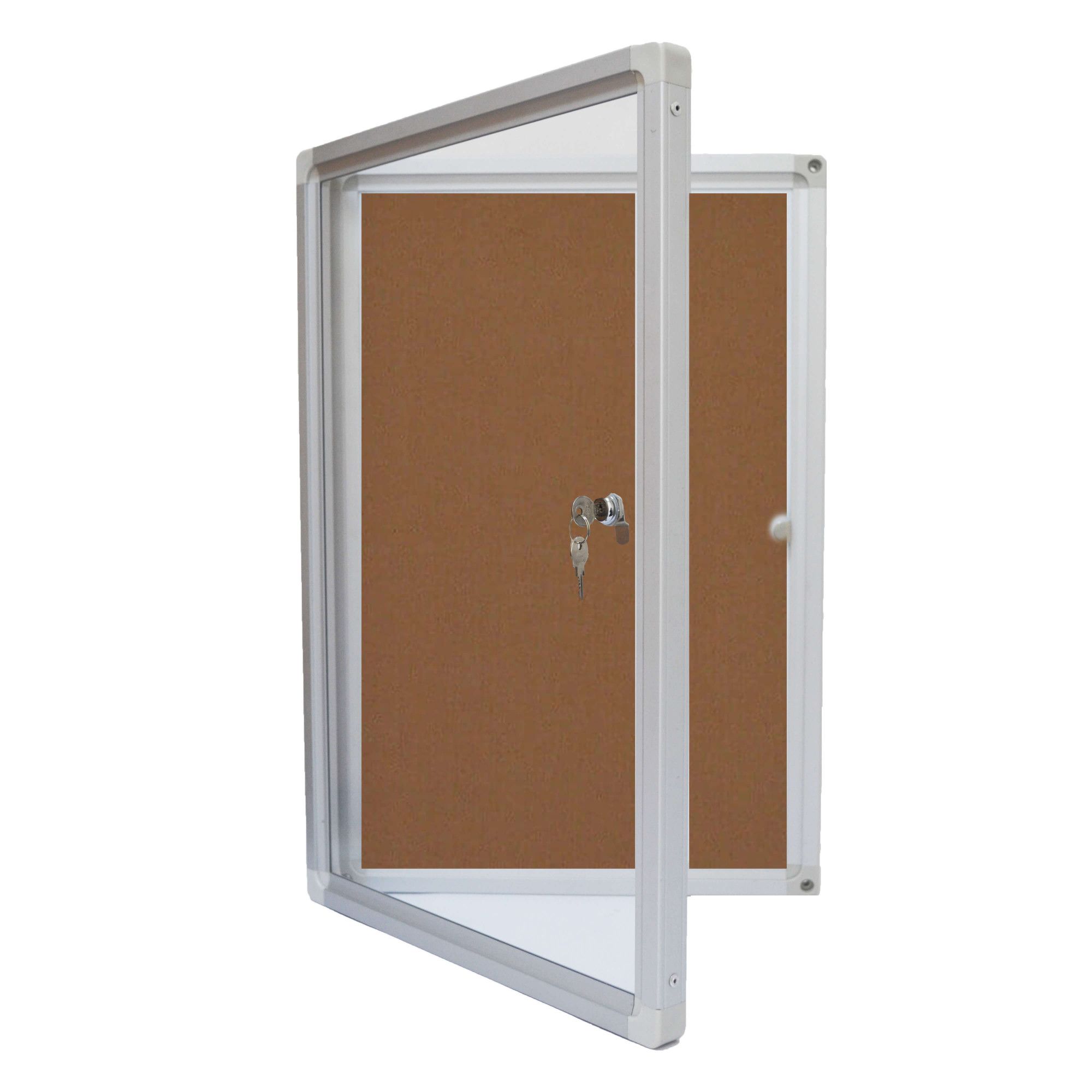 Avizier 90*120 cm (panou pluta cu geam si 2 chei)