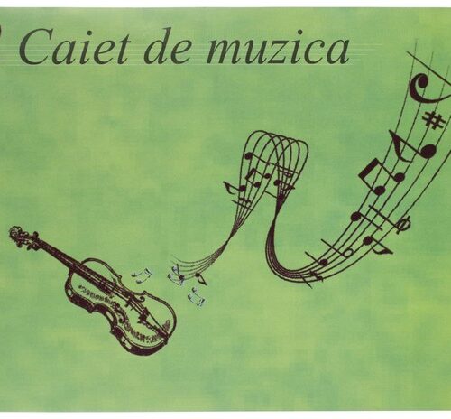 Caiet muzica 17*24cm , 24 file My School EVOffice