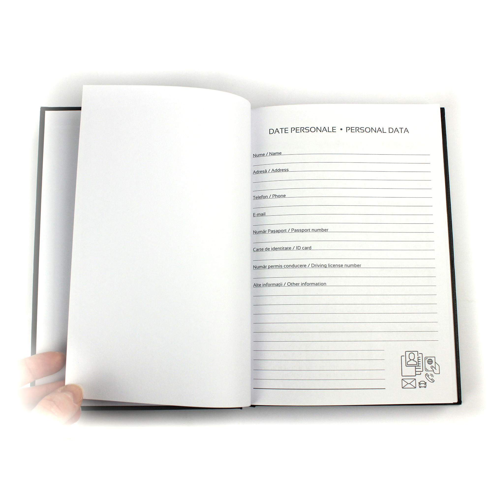 Agenda datata A5 2027 - neagra - imagine 3