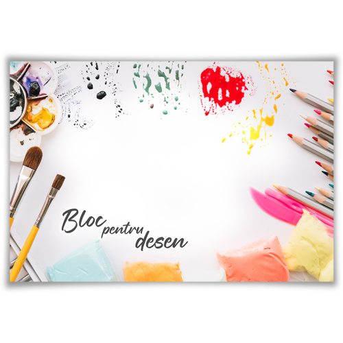Bloc desen A4, 15 file, 80 gr EVOffice