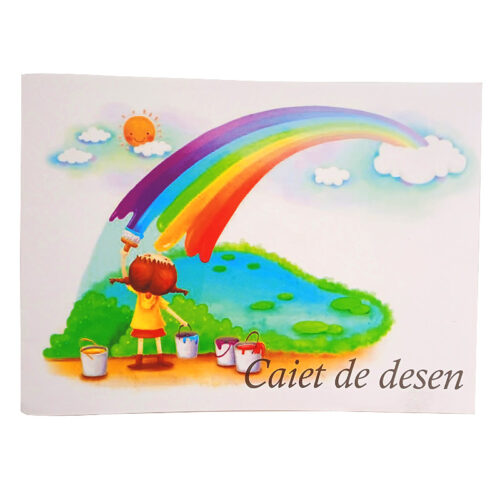 Caiet desen 17*24cm , 16 file My School EVOffice