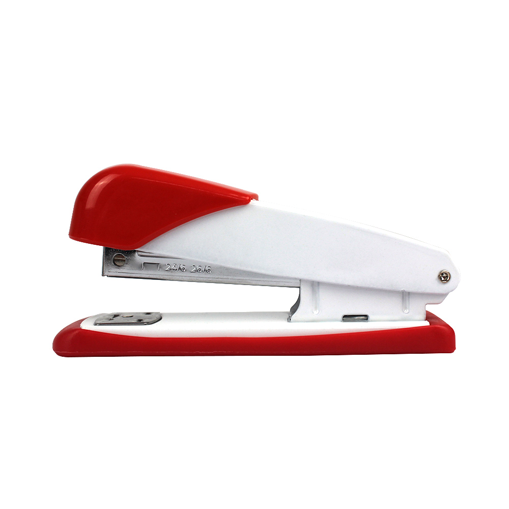 Capsator metalic mare 24/6-26/6 30 coli EVOffice rosu