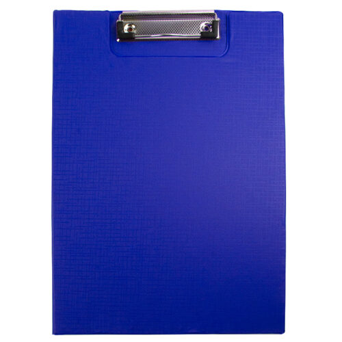 Clipboard carton plastifiat dublu A4 EVOffice Economic Line - albastru