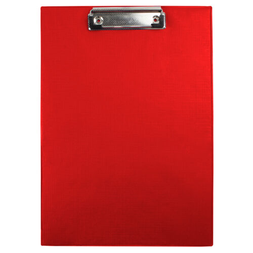 Clipboard carton plastifiat simplu A4 EVOffice Economic Line - rosu