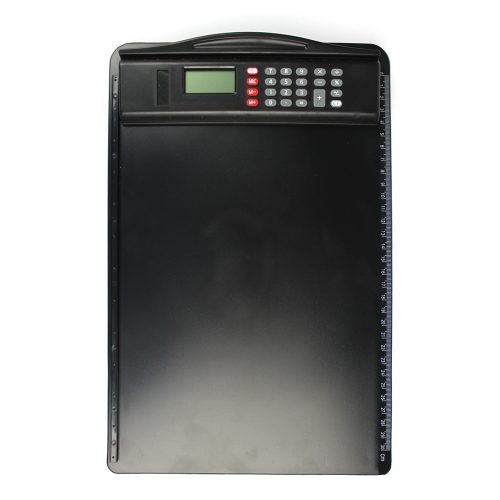 Clipboard plastic simplu A4 (340*223mm) cu calculator si rigla si agatatoare