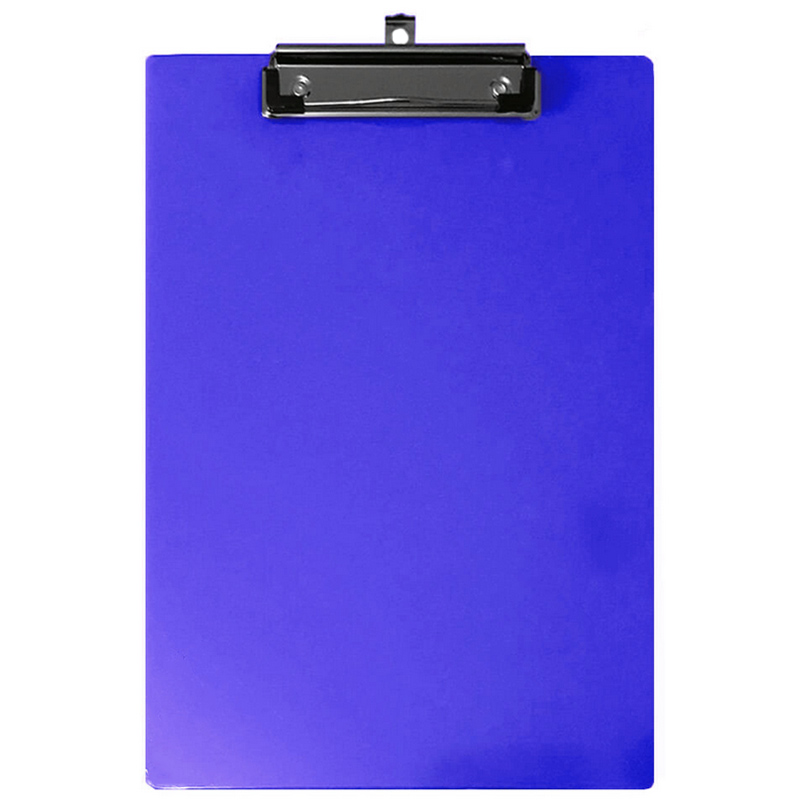 Clipboard plastic simplu A4 prevazut cu rigla Ark - albastru