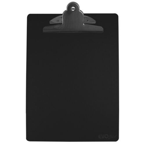 Clipboard plastic simplu A4(320*230mm) Jumbo cu clema de prindere,agatatoare-negru