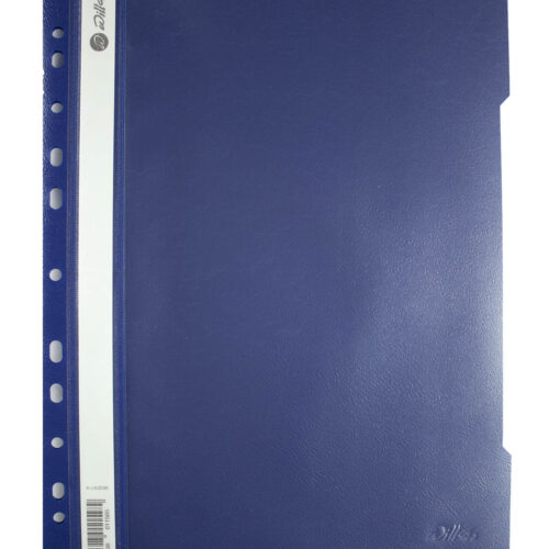 Dosar din plastic cu sina si 11 perforatii Willgo bleumarin