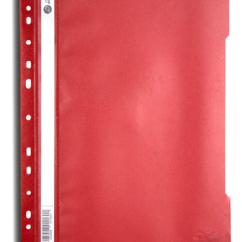 Dosar din plastic cu sina si 11 perforatii Willgo rosu