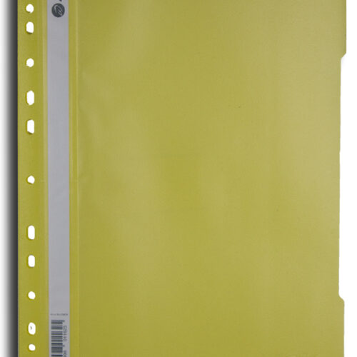 Dosar din plastic cu sina si 11 perforatii Willgo galben