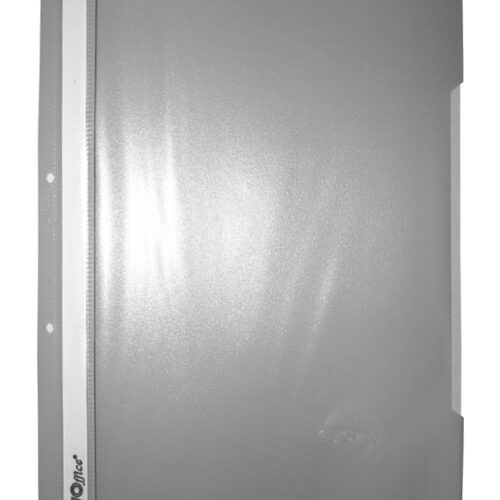 Dosar din plastic cu sina si 2 perforatii  EVOffice gri