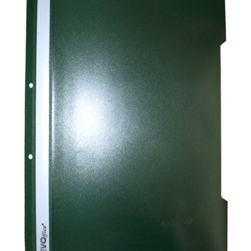 Dosar din plastic cu sina si 2 perforatii EVOffice verde