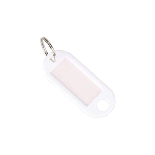 Etichete - suport plastic pentru chei 10buc/set EVOffice - albe