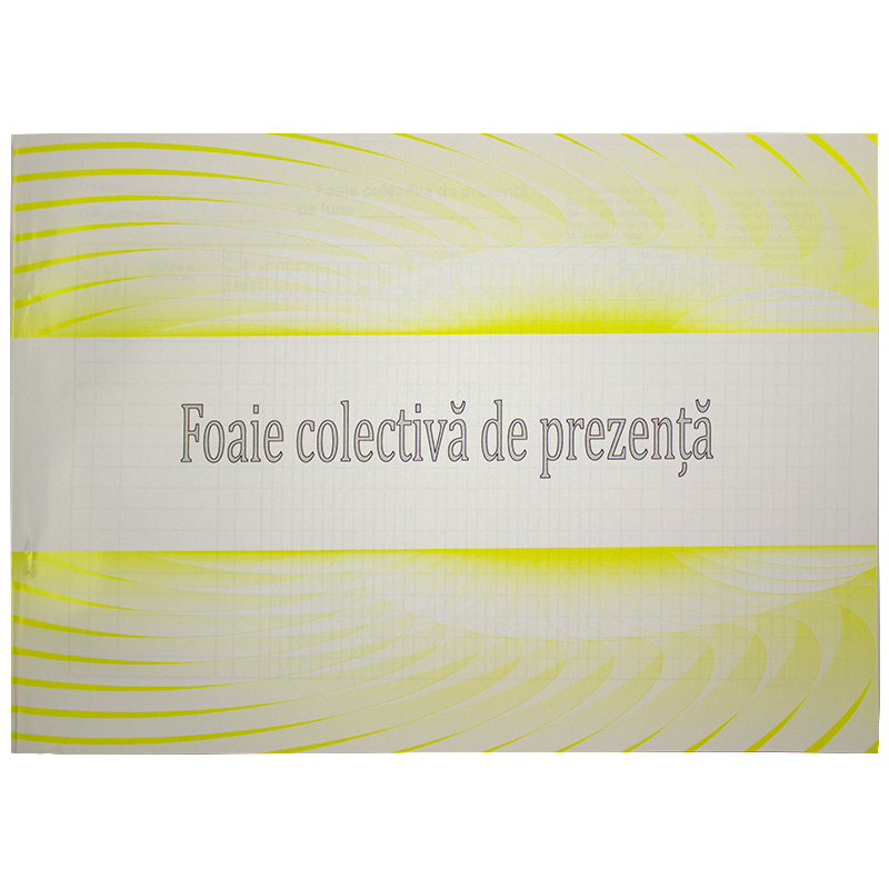 Foaie colectiva prezenta A4 F