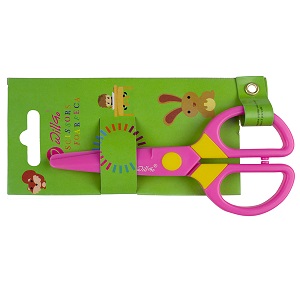 Foarfeca pentru hartie 13 cm , "Safety"cu lame din plastic Willgo - fete