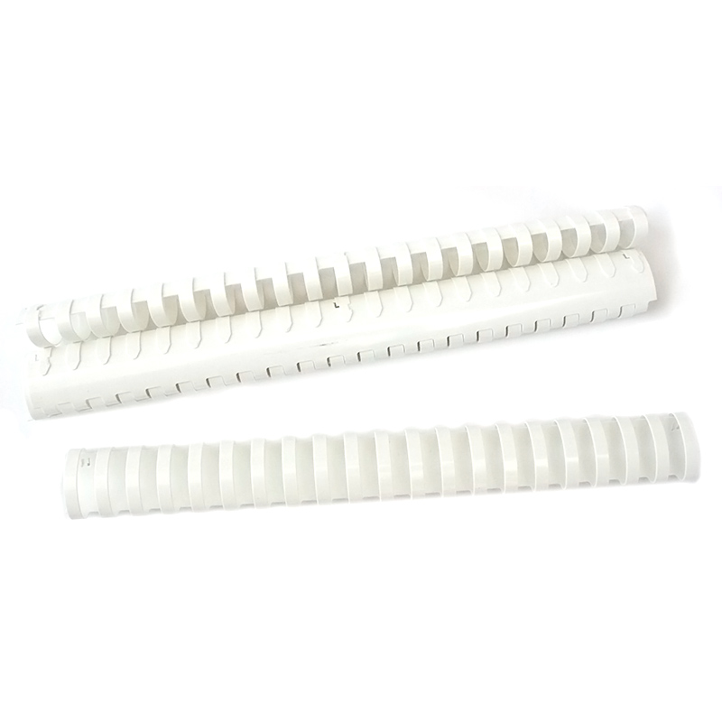 Inele plastic 32 mm, max 300 coli, 50buc/cutie EVOffice - alb