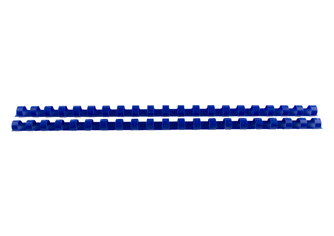 Inele plastic 8 mm max. 45 coli, 100 buc/cut EVOffice albastru