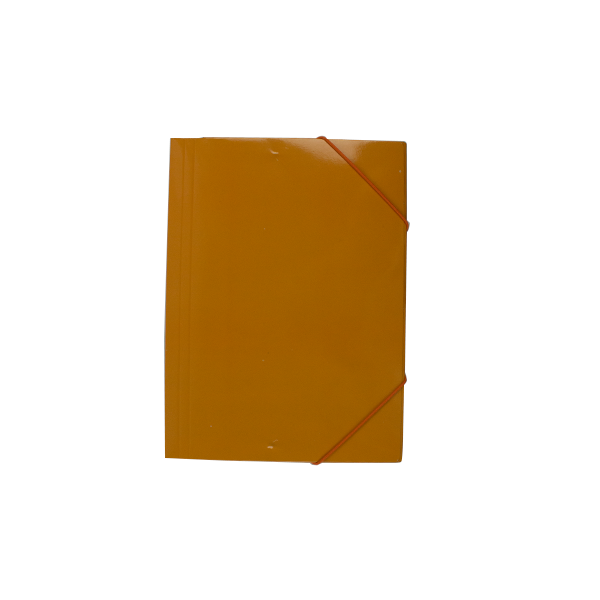 Mapa carton lucios A4 (320*235mm) 400g cu elastic pe colturi EVOffice -orange