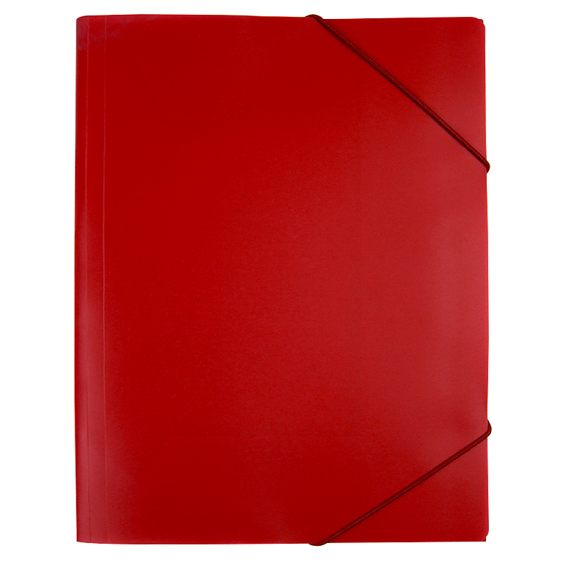 Mapa plastic A4 (318*237mm) cu elastic EVOffice - rosu