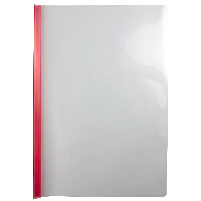 Mapa plastic transp A4(310*220mm),160 mic cu bagheta plastic 10mm diverse culori