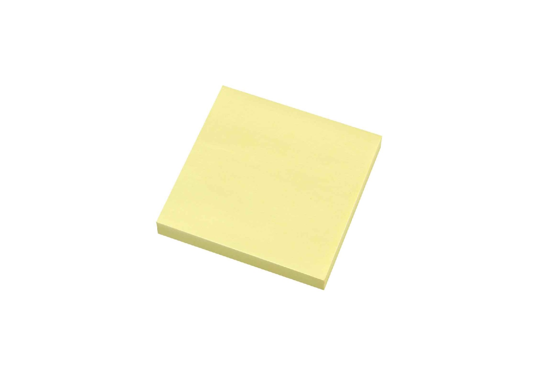 Notes autoadeziv 76*76 mm, galben pastel, 100 file
