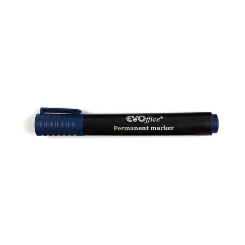 Permanent marker EVOffice 8006  - albastru