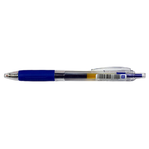 Pix cu gel si grip 0,5mm, retractabil -albastru