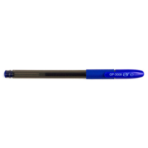 Pix cu gel si grip 0,7mm No.3008 - albastru